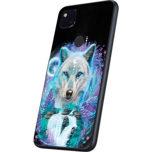 Night Wolf by Sheena Pike Google Pixel 4a Skin